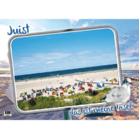 Insel Juist Tischset Juist das ist meine Insel Luftaufnahme
