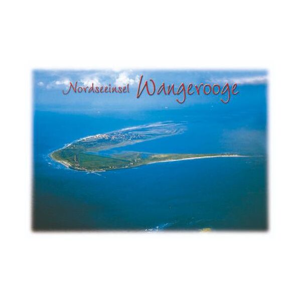 Insel Wangerooge Postkarten Nordseeinsel Luftaufnahme Westseite