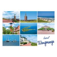 Insel Wangerooge Postkarten Promenade Luftaufnahme...