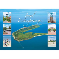 Insel Wangerooge Postkarten Luftaufnahme Historische Uhr...