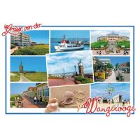 Insel Wangerooge Postkarten Grüße von der...