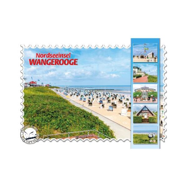 Insel Wangerooge Postkarten Strandkörbe Nordseeinsel