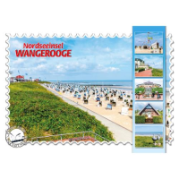 Insel Wangerooge Postkarten Strandkörbe Nordseeinsel