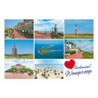 Insel Wangerooge Postkarten Leuchtturm Luftaufnahme...