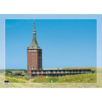 Insel Wangerooge Tischset Westturm Strand Historische Uhr