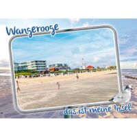 Insel Wangerooge Tischset das ist meine Insel Strand...