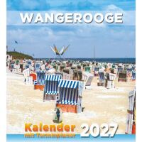 Insel Wangerooge Kalender 2027 mit Terminplaner KAL-086-WAN