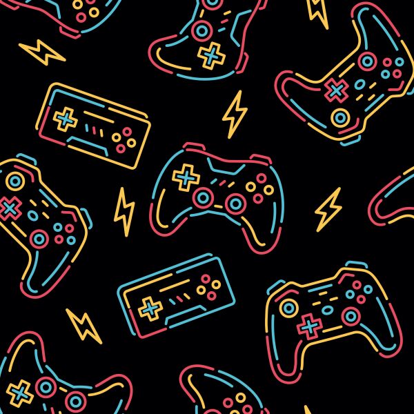 Geschenkpapier Controller Spielkonsole 70x200cm Röllchen Teenager Gamer