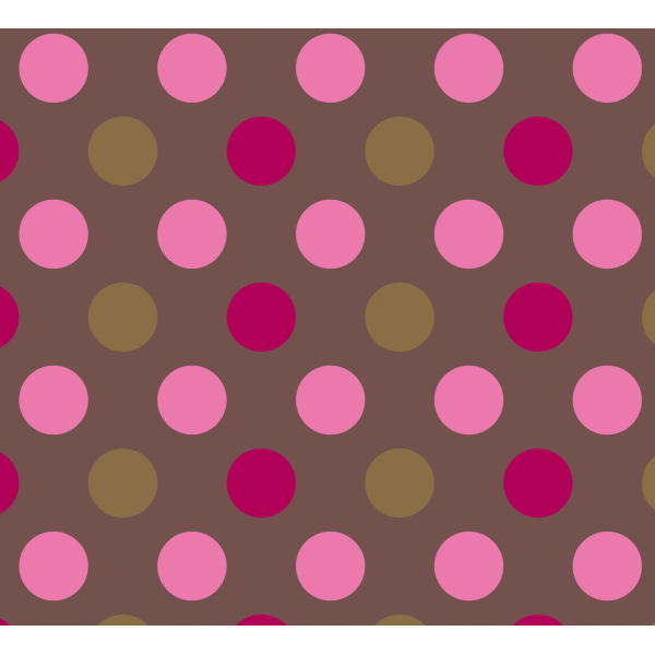 Geschenkpapier Geschenkfolie Metallic Röllchen rosa Punkte 70x150cm