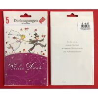 Danksagungskarten zur Hochzeit - 5er-Set - 5 Stück...