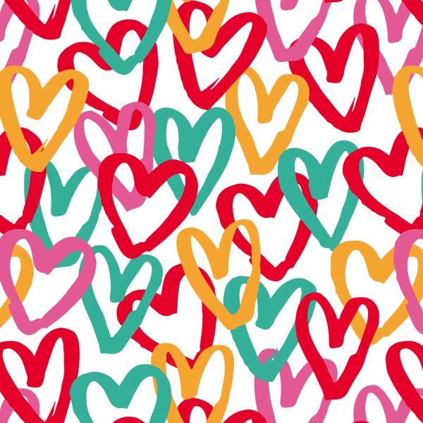 Geschenkpapier Röllchen Herzen 70x150cm Liebe Hochzeit