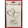 Danksagungskarten zur Hochzeit - 5er-Set - 5 Stück im Topper mit Briefumschlägen – Zur Vermählung - Karten im Format 11 x 15,5 cm