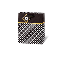 Geschenktüte Geschenktasche A5 Buchformat Black...