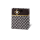 Geschenktüte Geschenktasche A5 Buchformat Black & White Kraftpapier Goldfolie Satinband