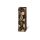 Flaschentasche Weinflaschen-Tüte Blätter Black Tropic Kraftpapier Goldfolie Satinband