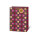 Geschenktüte Geschenktasche A4 groß Punkte Mokka Dots matt liminiert mit Goldfolie Satinband