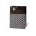 Geschenktüte Geschenktasche A4 groß Black & White Kraftpapier Goldfolie Satinband