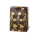 Geschenktüte Geschenktasche A4 groß Blätter Black Tropic Kraftpapier Goldfolie Satinband