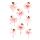 Sticker Aufkleber Glitter irisierend Ballerinas Ballett 1 Bogen