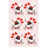 Sticker Aufkleber Decosticker metallic rot-Effekte...