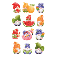 Sticker Aufkleber Deco-Sticker Zwerge Wichtel...