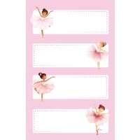 Sticker Aufkleber Buchetiketten Ballett Ballerina 4...