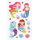 Creative-Sticker Aufkleber mit Glitzersteinen Mermaid Meerjungfrauen 1 Bogen