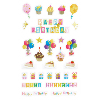 Creative-Sticker Aufkleber Stone-Sticker Happy Birthday...