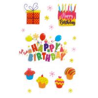 Creative-Sticker Aufkleber Aufstellsticker Happy Birthday...