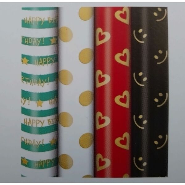 Sortiment Geschenkpapier Colour Explosion 30 Röllchen UVP: € 5,95 Gesamt UVP € 178,50 Bundle
