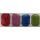 Polybänder bedruckt, Happy Birthday, Bundle, 12 Knäuel á € 2,95, sortiert 4 Farben