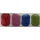 Polybänder bedruckt, Happy Birthday, Bundle, 12 Knäuel á € 2,95, sortiert 4 Farben