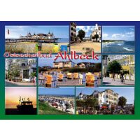 AHLBECK Postkarten Ansichtskarten 9 Motive Meer Strand