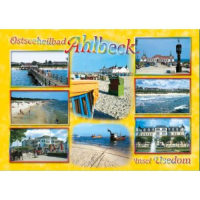 Ostseeheilbad AHLBECK Postkarten Ansichtskarten Strand