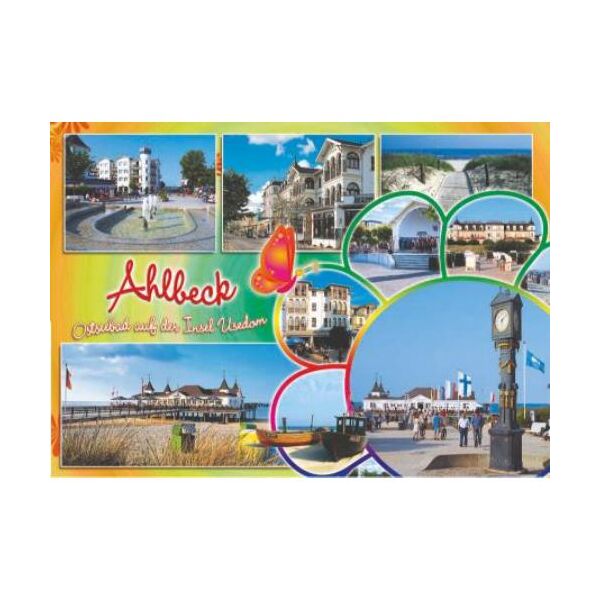 AHLBECK Postkarten Ansichtskarten Schmetterling 9 Bilder