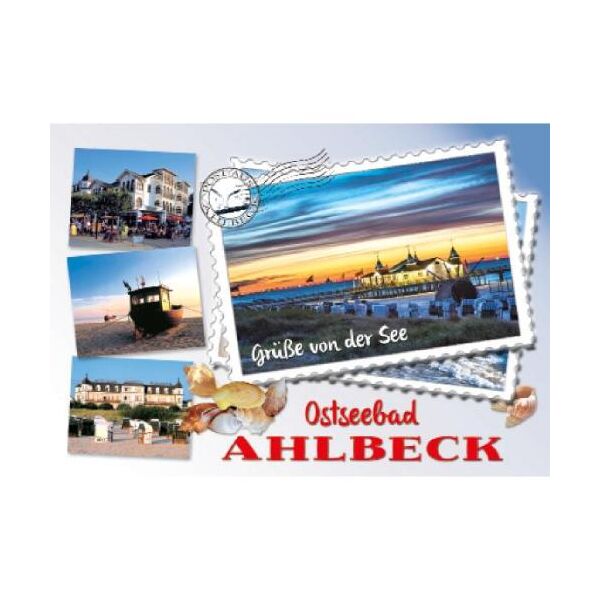 Ostseebad AHLBECK Postkarten Ansichtskarten Briefmarken