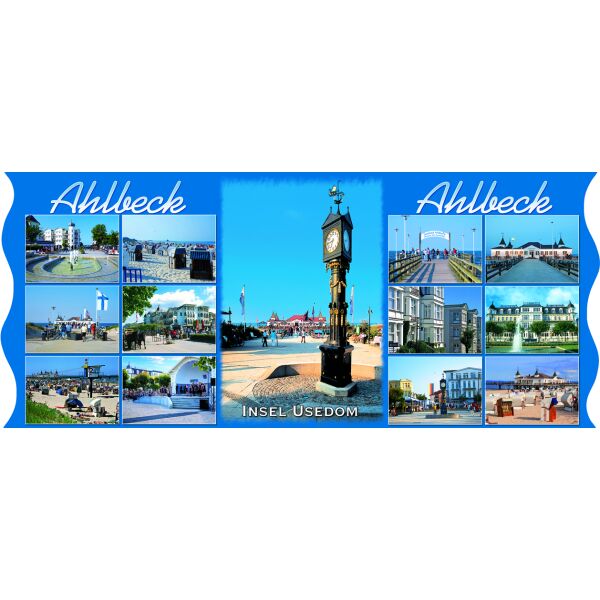 Ahlbeck Bedruckte Tassen Insel Usedom Alte Uhr Strand Ahlbecker Hof