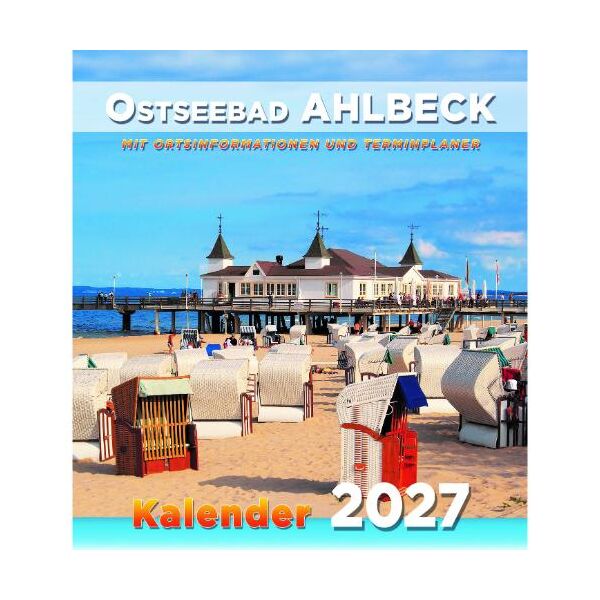 Ostseebad Ahlbeck Kalender 2027 mit Ortsinformationen und Terminplaner