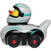 RaceDuck Silberpfeil Rennauto Quietscheente Badeente Mercedes Sportente Ducks on Wheels