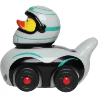 RaceDuck Silberpfeil Rennauto Quietscheente Badeente Mercedes Sportente Ducks on Wheels