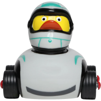 RaceDuck Silberpfeil Rennauto Quietscheente Badeente Mercedes Sportente Ducks on Wheels