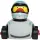 RaceDuck Silberpfeil Rennauto Quietscheente Badeente Mercedes Sportente Ducks on Wheels