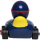 RaceDuck dunkelblau Rennauto Quietscheente Badeente Red Bull Sportente Ducks on Wheels