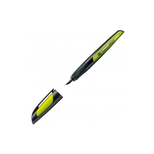 Ergonomischer Schulfüller STABILO® EASYbuddy®, Feder A, schwarz/limette