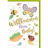 Geburt Baby neutral Grußkarte mit Umschlag...