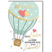 Hochzeit Grußkarte mit Umschlag...