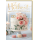 Hochzeit Grußkarte mit Umschlag Hochzeitstorte mit Rosenblüten