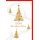 Weihnachten Grußkarte mit Umschlag Schneepiste goldene Bäume