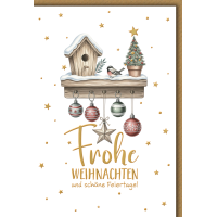 Weihnachten Grußkarte mit Umschlag...