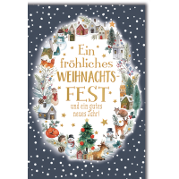 Weihnachten Grußkarte mit Umschlag Weihnachten mit...